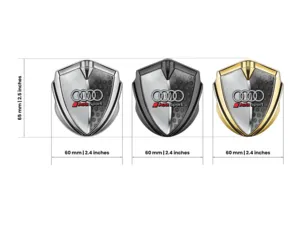 Audi Metal Emblem Badge Max Design Sturdy